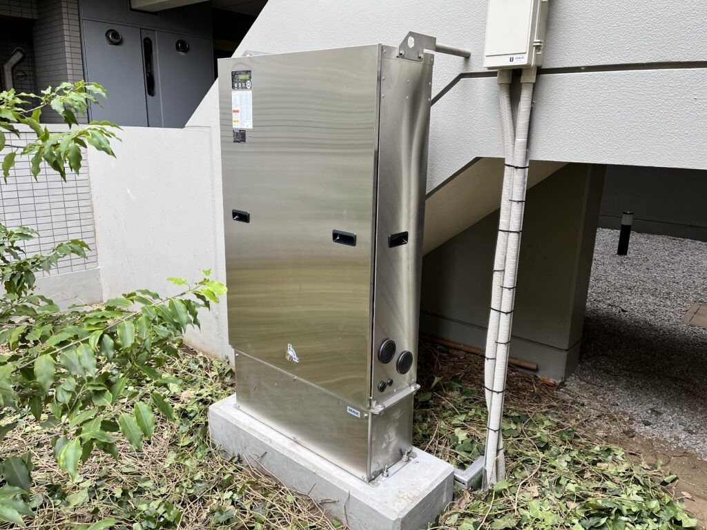 増圧直結給水への切替　東京都三鷹市　分譲マンション